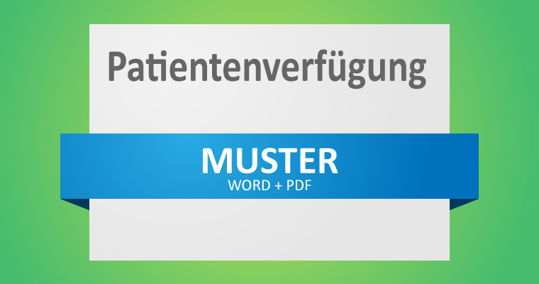 Muster Patientenverfugung Word Pdf Convictorius
