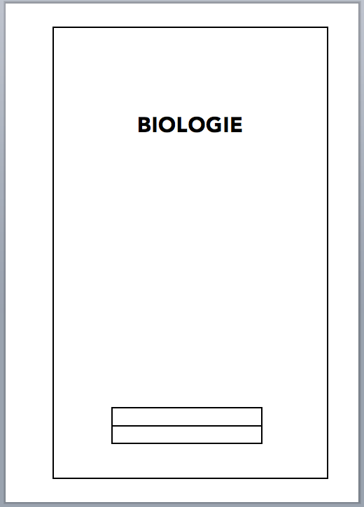 Deckblatt Biologie Physik Chemie Word Pdf Convictorius
